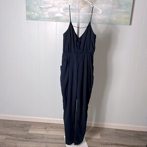 Finderskeepers Pants Jumpsuit Color Navy Size M NWOT